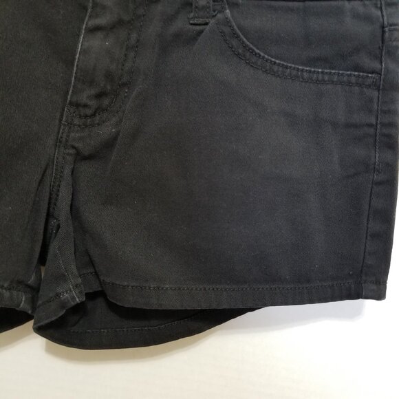 BeBop shorts 3 black twill stretch basic low rise waist shortie classic Y2K - Picture 6 of 14